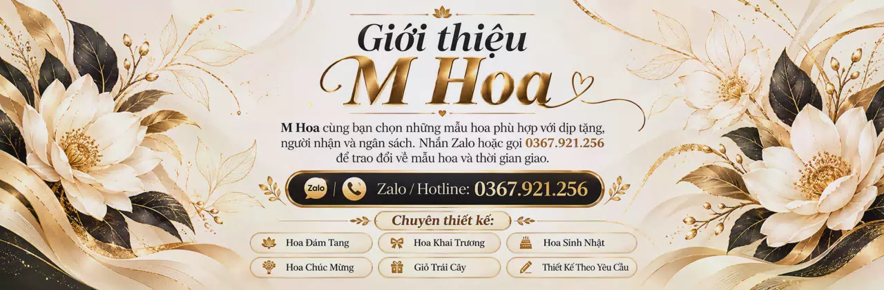 Ảnh bìa Shop hoa tươi Phường An Nhơn Hồ Chí Minh - Hoa gửi trao, tình ở lại